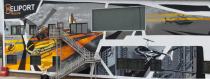 Роспись вертолетного ангара компании Heliport