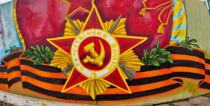 Роспись стены вдоль парка победы "Крекшино"