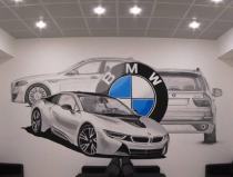 Оформление интерьера сервиса BMW